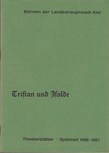 Programme booklet richard - programme,